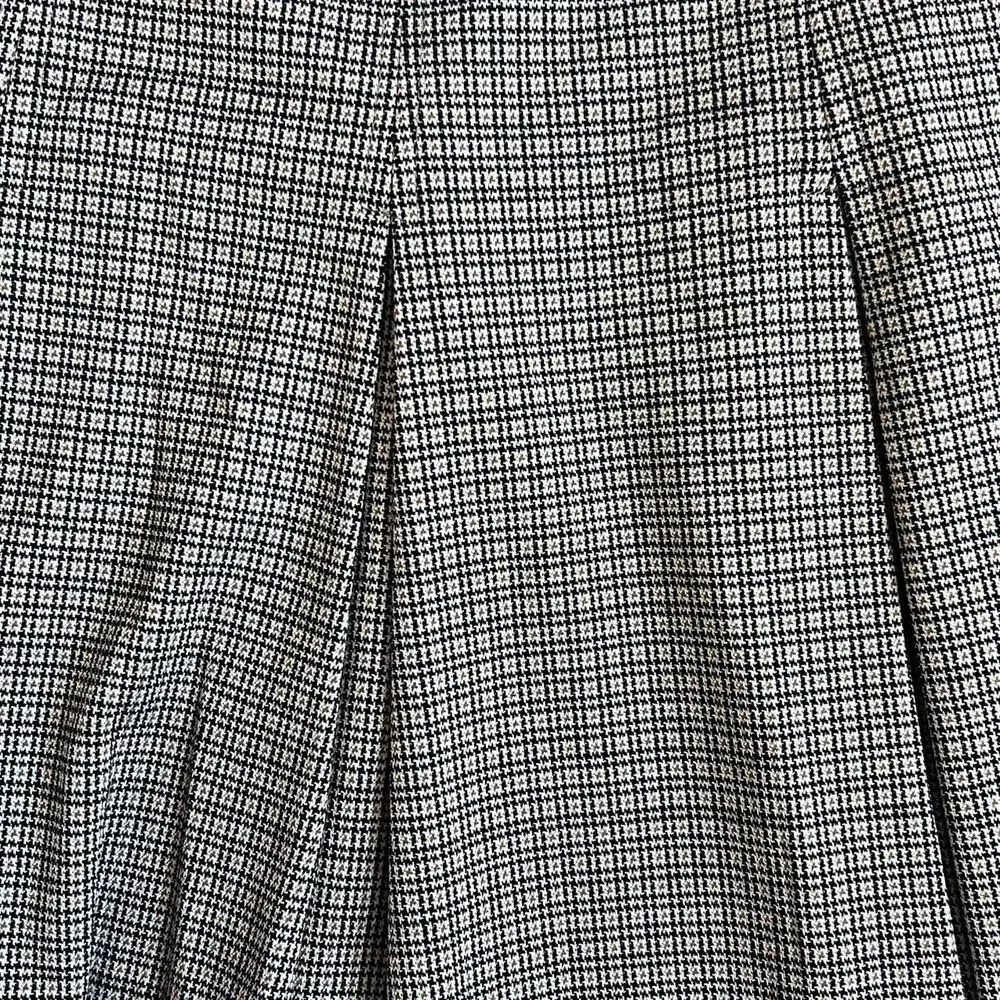 Max Studio Houndstooth pleated skirt